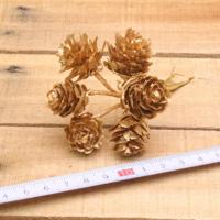 Bonbon doosjes - Chocolade doosje - Deko kerst dennenappels goud - thumbnail