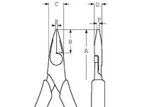 Bahco ergo platbektang 125 mm | 2420 G-125 - thumbnail