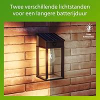 Philips LED Geri 929004632601 Wandlamp op zonne-energie met bewegingsmelder LED 3.2 W Zwart - thumbnail