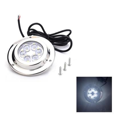 DC 10-30V 12W IP68 316 RVS 6 LEDs wit licht onderwater licht boot hoogvermogen Bright voor Marine / jacht DC 10-30V 12W IP68 316 RVS 6 LEDs wit licht onderwater licht boot hoogvermogen Bright voor Marine / jacht