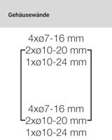 Hensel 6100057 KV 9106 Kleine verdeelkast Opbouw (op muur) Aantal groepen: 6 Aantal rijen: 1 Inhoud: 1 stuk(s) - thumbnail