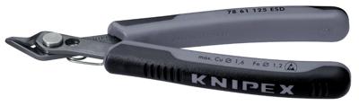 Knipex Electronic Super Knips® ESD | 125 mm Lengte | Meer-Componentengrepen | Gebruineerd - 78 61 125 ESDSB