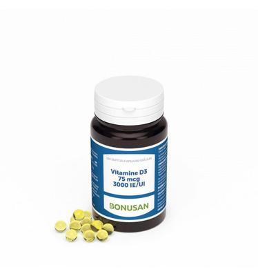 Bonusan Vitamine D3 75 mcg / 3000 IE 120 Capsules