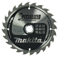 Makita Cirkelzaagblad voor Hout | Specialized | Ø 165mm Asgat 20mm 24T - B-32910 - thumbnail