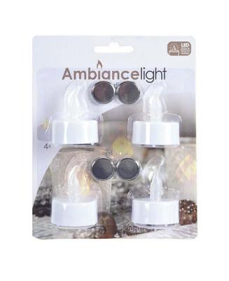 Theelichten LED 4 stuks Theelichten LED 4 stuks