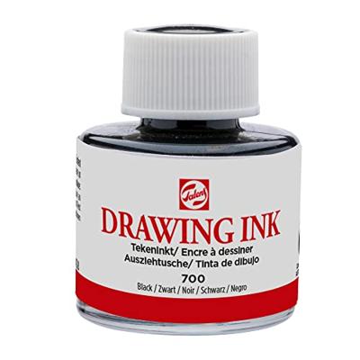 Talens tekeninkt fles 11ml zwart 700