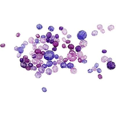 Creativ Company Facetkralen mix paars, 45 gram