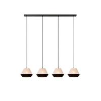Lucide KALA - Hanglamp - 4xE14 - Taupe - thumbnail