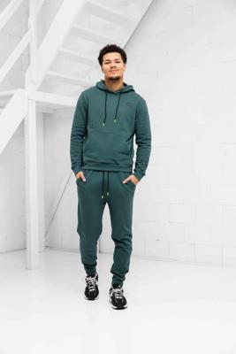 Cruyff Pro Hoodie Donkergroen Zwart Felgroen