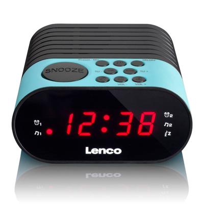 Lenco CR-07 Wekker radio Blauw Lenco CR-07 Wekker radio Blauw