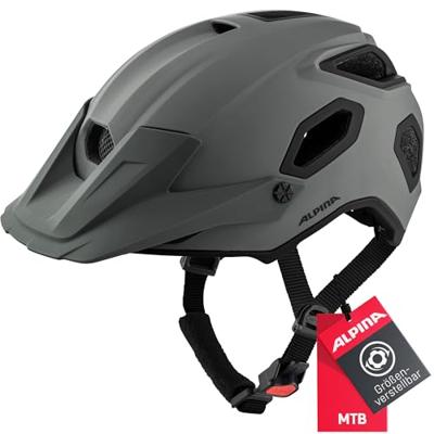 Olympic Sportswear Alpina sports mtb helm comox 57-62 mat grijs
