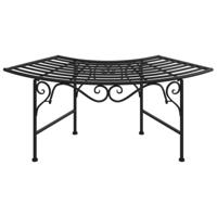 Boombank 113 cm staal zwart - thumbnail