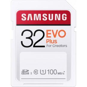 EVO Plus MB-SC32H - Flashgeheugenkaart - 32 GB - UHS-I U1 Class10 - SDHC UHS-I EVO Plus MB-SC32H - Flashgeheugenkaart - 32 GB - UHS-I U1 Class10 - SDHC UHS-I