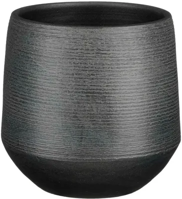 Mica Decorations bloempot Evora 19x18cm donker groen