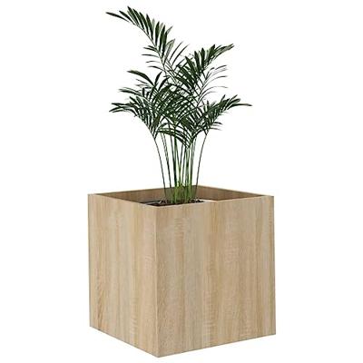 Plantenbak 40x40x40 cm bewerkt hout sonoma eiken Plantenbak 40x40x40 cm bewerkt hout sonoma eiken