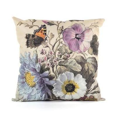 Anna's Collection buitenkussen boeket bloemen 45x45cm multi