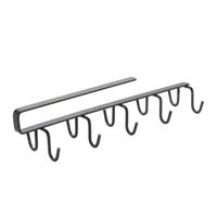 Metaltex Kopjesrek voor 10 Kopjes 6x6x25 cm Zwart - thumbnail