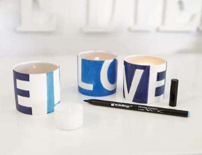 Brushpen edding 4200 porselein koele kleuren | 10 stuks