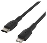 Kabel USB-C naar Lightning Belkin CAA003BT1MBK 1 m - thumbnail