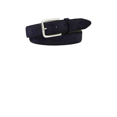 Profuomo suède riem donkerblauw Profuomo suède riem donkerblauw