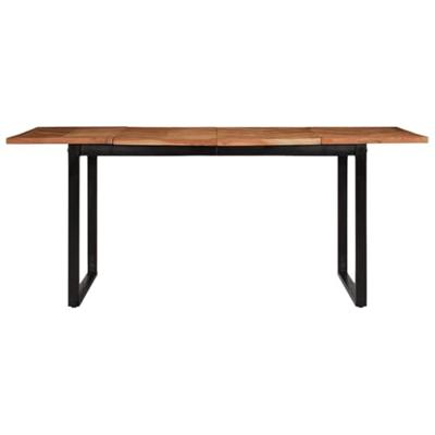 Eettafel 180x90x75 cm massief acaciahout