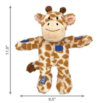KONG WILD KNOTS GIRAFFE GEEL 29X25,5X11 CM