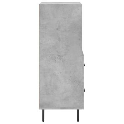 Dressoir 34,5x34x90 cm bewerkt hout betongrijs Dressoir 34,5x34x90 cm bewerkt hout betongrijs