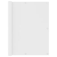 Balkonscherm 120x300 cm oxford stof wit - thumbnail