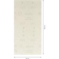 Bosch Accessoires Expert M480 schuurnet voor vlakschuurmachines 93 x 186 mm, K80 - 10 stuk(s) - 2608900743 - thumbnail