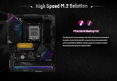 Moederbord ASRock X870 Riptide WiFi Intel Wi-Fi 6 AMD AM5 AMD X870 - thumbnail