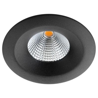 LED inbouwspot 7W 4000K 670 lumen zwart UNILED isosafe IP65 SG 904423 lichtbundel 42° wit licht