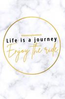 Kilometerregistratieboek Life is a journey, Enjoy the ride - Miljonair Mindset - Paperback (9789464355055) - thumbnail