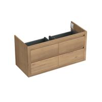Onderkast Forzalaqua Gela 120x51x60 Cm 4 Softclose Lades Eiken Oyster - thumbnail