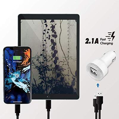 LogiLink neu USB-oplader 10.5 W 2x USB-A Wit Auto - thumbnail