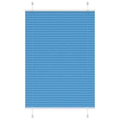 Pliss rolgordijn 95x100 cm stofbreedte 94,4 cm polyester blauw