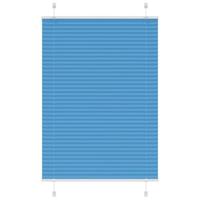 Pliss rolgordijn 80x100 cm stofbreedte 79,4 cm polyester blauw - thumbnail