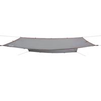 Kampeerluifel waterdicht 360x294 cm grijs en oranje - thumbnail