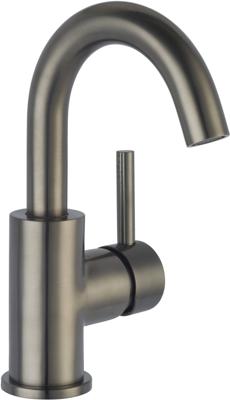 Saqu Shine wastafelkraan draaibare uitloop gunmetal pvd-coating