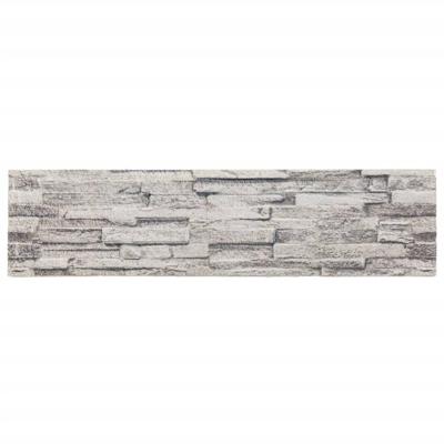 VidaXL Wandpanelen 14 st 3d 100x25 cm eps lichtgrijs