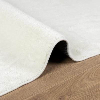 VidaXL Vloerkleed oviedo laagpolig 60x110 cm crèmekleurig