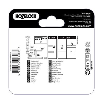 Afdichtplug dia. 4 & 13 mm Hozelock - Hozelock Afdichtplug dia. 4 & 13 mm Hozelock - Hozelock