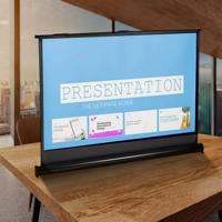 Maclean - Draagbaar projectiescherm - compact - desktop - 45", 4:3, MC-961 - thumbnail
