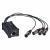 Hilec BOXRJ4XM5 breakout box van rj45 naar 5-pin XLR male voor DMX of audio Hilec BOXRJ4XM5 breakout box van rj45 naar 5-pin XLR male voor DMX of audio