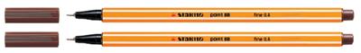STABILO point 88 fineliner, bruin