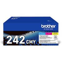 Brother Toner TN-242CMY Origineel Combipack Cyaan, Magenta, Geel 1400 bladzijden TN242CMY - thumbnail