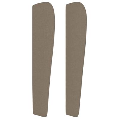 Boxspring met matras stof taupe 90x200 cm