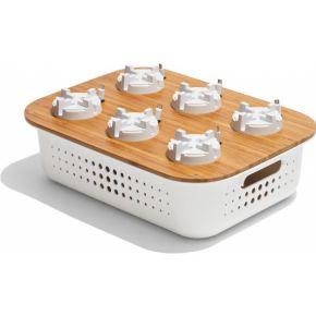 19' stekkerdoos met schakelaar (PDU), 8-voudig met pen-aarde (FR/BE), 1U, 16A 19' stekkerdoos met schakelaar (PDU), 8-voudig met pen-aarde (FR/BE), 1U, 16A