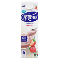 Optimel Magere Yoghurt Aardbei 0% Vet 1L bij Jumbo - thumbnail