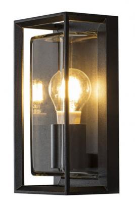 Konstsmide Brindisi 7874-750 Buitenlamp (wand) LED E27 20 W Zwart