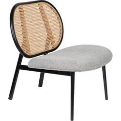 Zuiver Fauteuil 'Spike' Rotan en stof Zuiver Fauteuil 'Spike' Rotan en stof